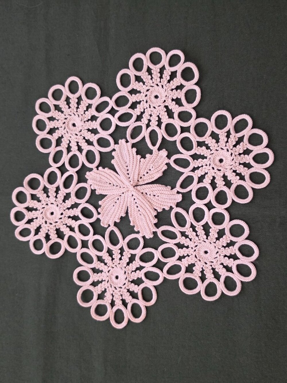 Handmade Hand Made Crocheted Doily